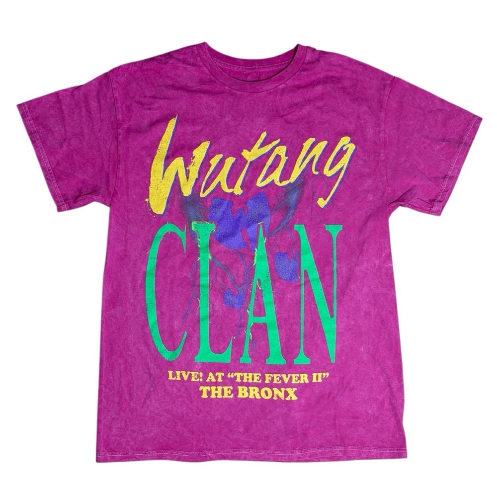 Wu-Tang Clan Pink Graphic T-Shirt Size Large | Hip Hop Rap Tee | NWT